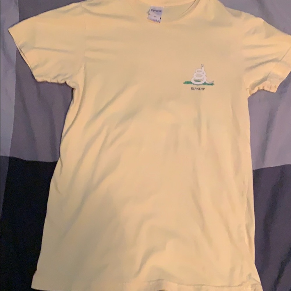 Yellow Ripndip Snake Cat T-Shirt